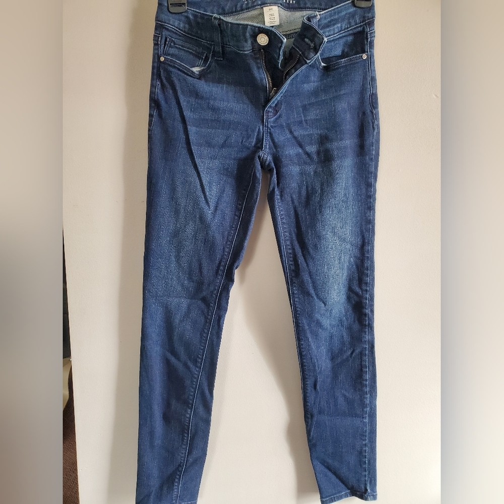 White House Black Market Blue Skinny Jeans